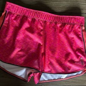Reebok Pink Athletic Shorts Lightweight Moisture-Wicking